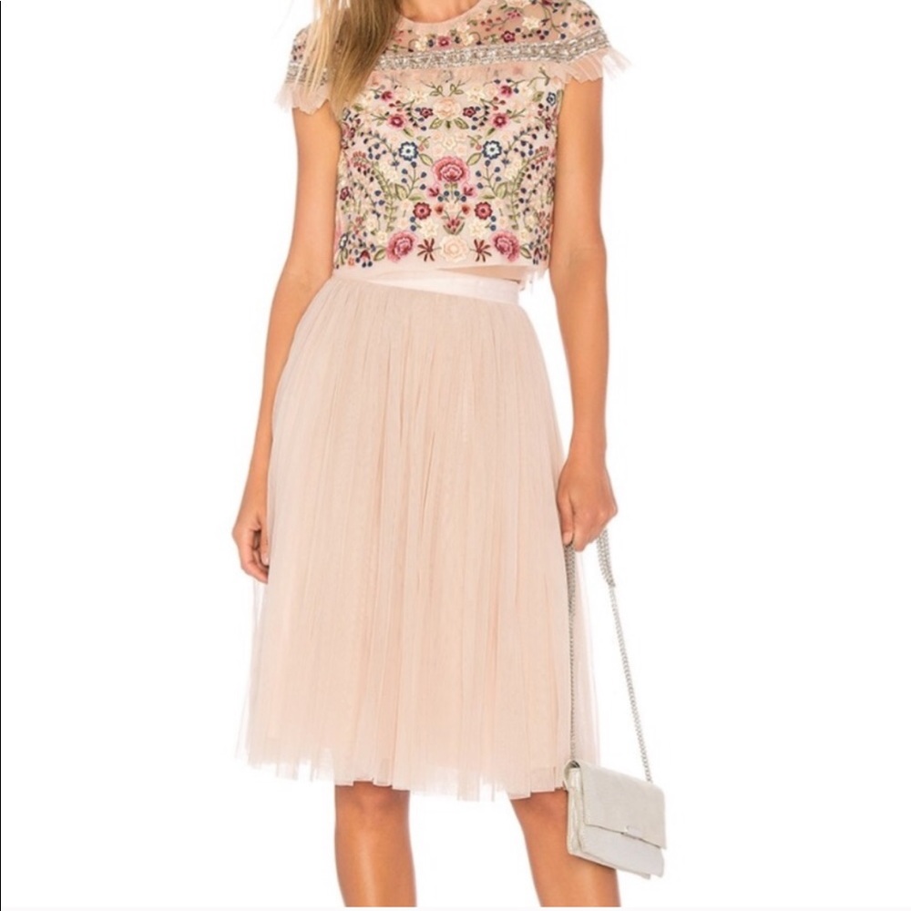Needle & Thread Pink Ballerina Skirt